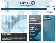 Tablet Screenshot of conre1.org.br